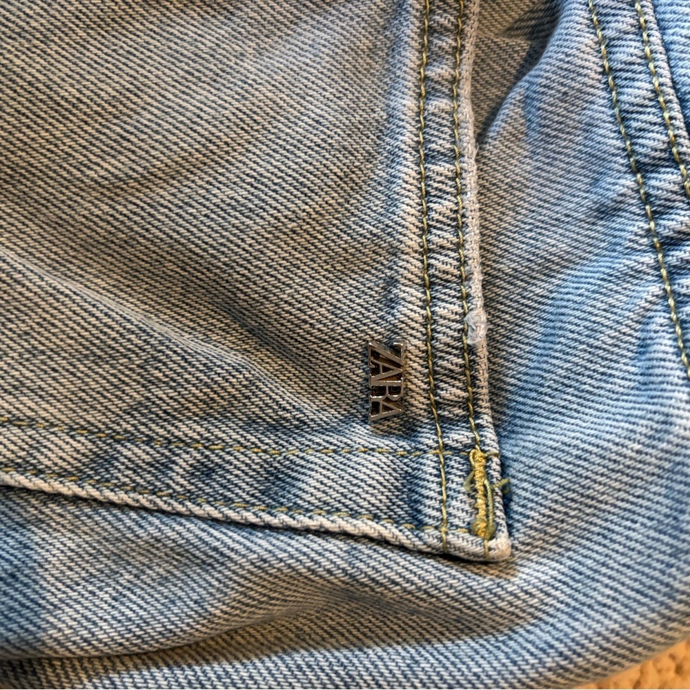 Zara Denim Blue Women’s Baggy Jeans - Picture 5 of 5